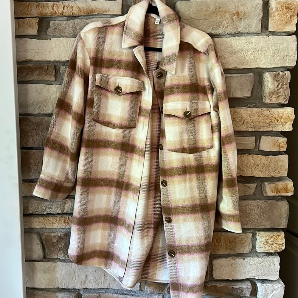 BP Oversized Flannel Jacket